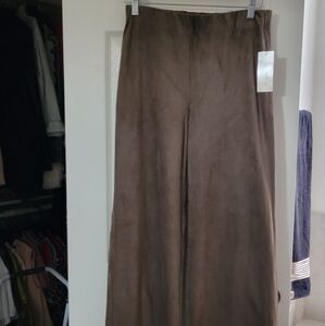 JohnPaulRichard Olive Brown Wide Leg Pants